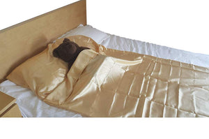 OctoRose  Silky Satin Cocoon Sack Sleep Bag Sheet for Travel Hotel Sleep Over Camping Sleep Bag Inner Protector and Flat Sheet Alternative