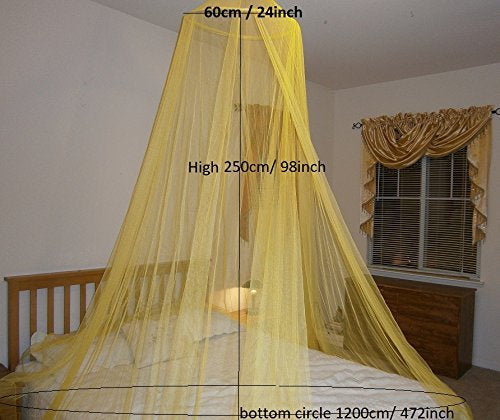 OctoRose Glow in The Dark Halloween Ghost Bed Canopy Mosquito Net Fits Crib, Twin, Full, Queen, King and Calking. 23"x98"x472"