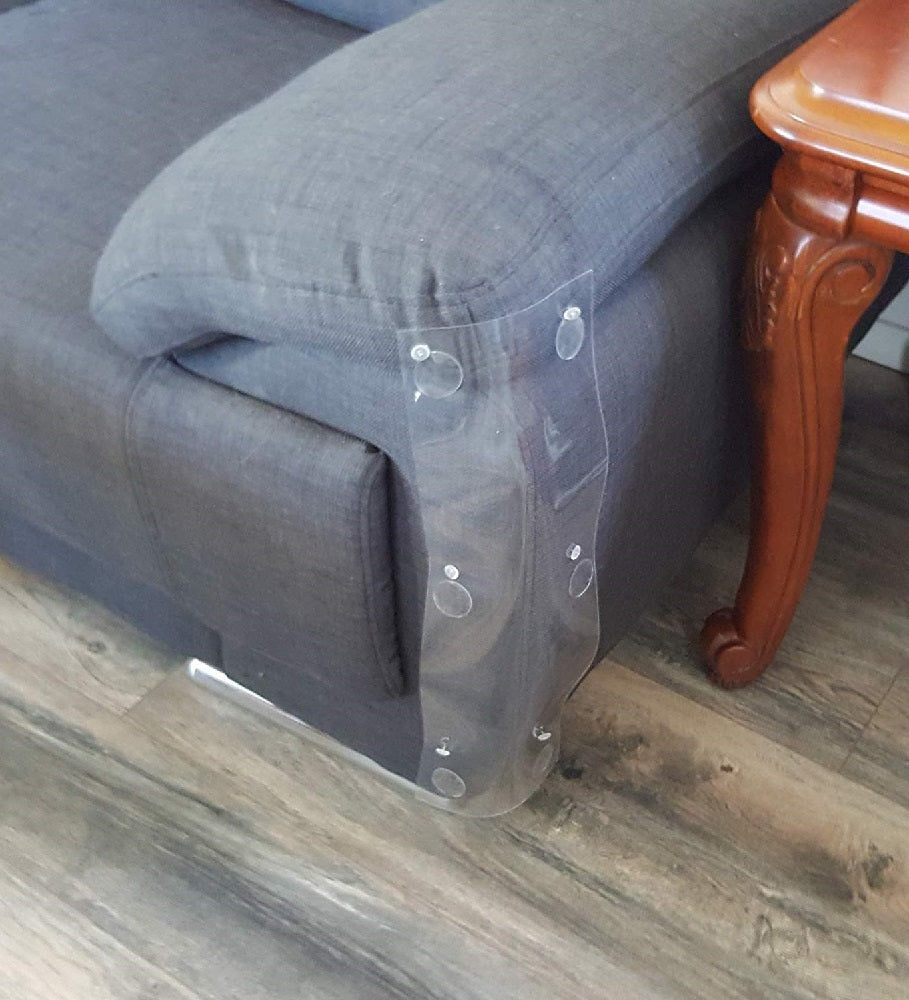 OctoRose Cut Size in USA for You Soft Glass Crystal Clear Transparent PVC Table Cover Furniture Protector Pad
