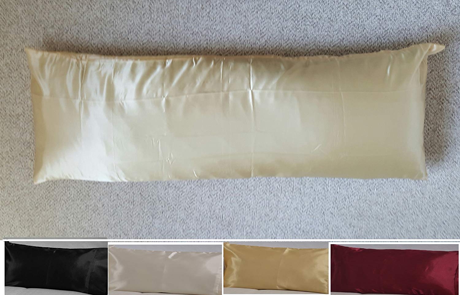 OctoRose Durable Satin Silky Body Pillow Cover/Bodypillow Protector/Body Pillow case
