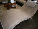 OctoRose  Quilted Micro Suede Camel, Peat, Sage Green, or Navy Blue, Wine Sofa Couch Protector Sectional Sofa Cover
