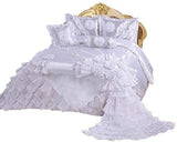 OctoRose Royalty Oversize Wedding Bedding Bedspread Comforter Quilts Set